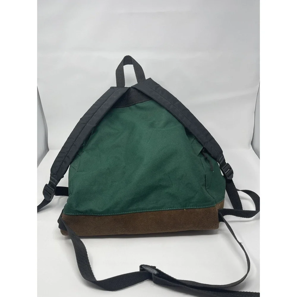 Vintage Embroidered Moosehead Canadian Lager Beer‎ Backpack, Leather Bottom